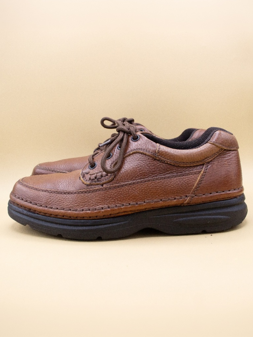 Nunn Bush Cameron Brown Comfort Gel Moc-toe Dress Shoes 83890-64 Men's Size 8.5M